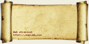 Anastasija Čalošević vizit kartica